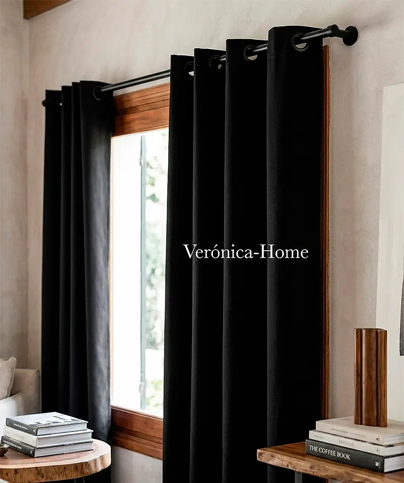 Cortinas Negras Para Living