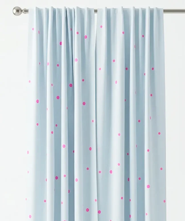 Cortinas blackout lunares fuxia