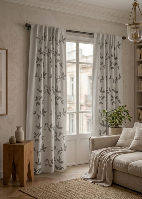 Juego Cortinas Black Out Textil