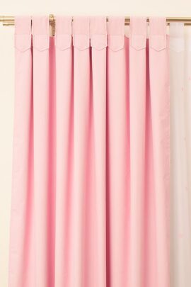 cortinas black out rosa pastel