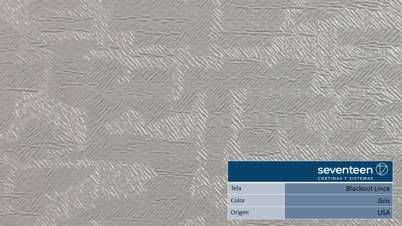 Banda vertical Blackout Lince color Gris