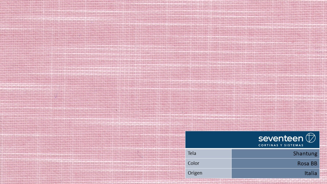 Banda vertical Shantung color Rosa